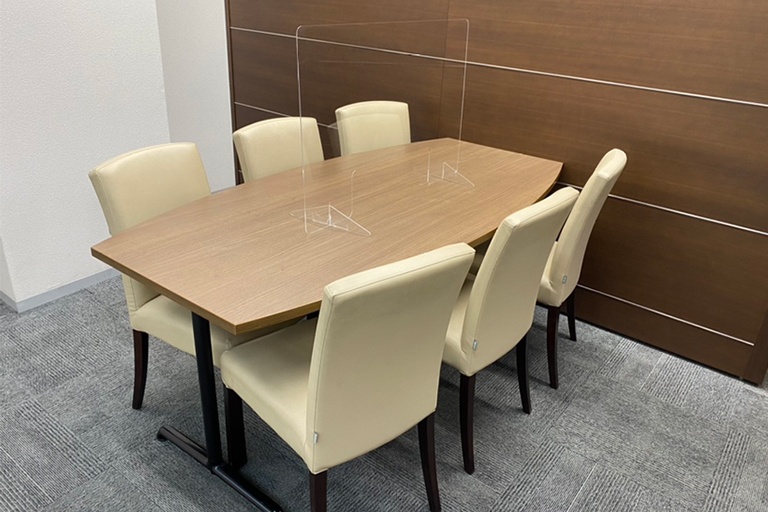 充実の学習環境:個別相談用の面談室。最適な学習方法や志望校のご提案などをこまめに行っています。