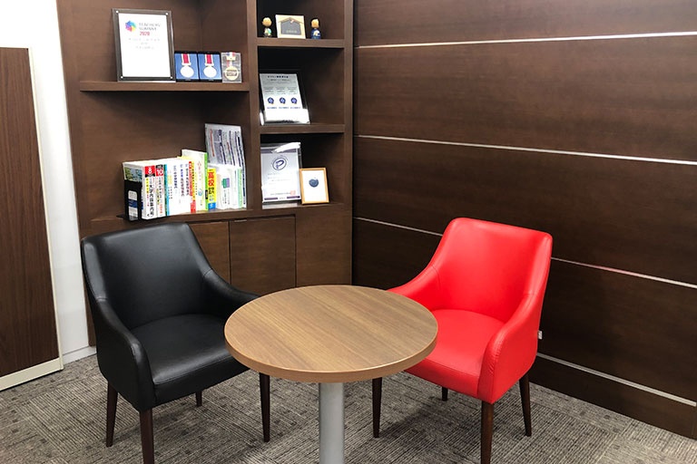 充実の学習環境:ちょっとした相談・質問をしやすいオープンスペース