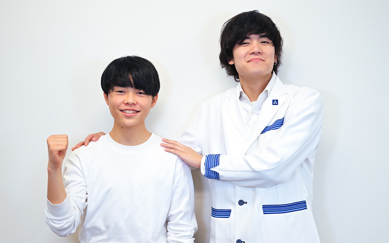 画像:玉城さん&福島先生