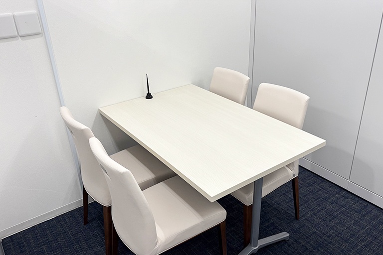 充実の学習環境:個別相談用の面談室。最適な学習方法や志望校のご提案などをこまめに行っています。