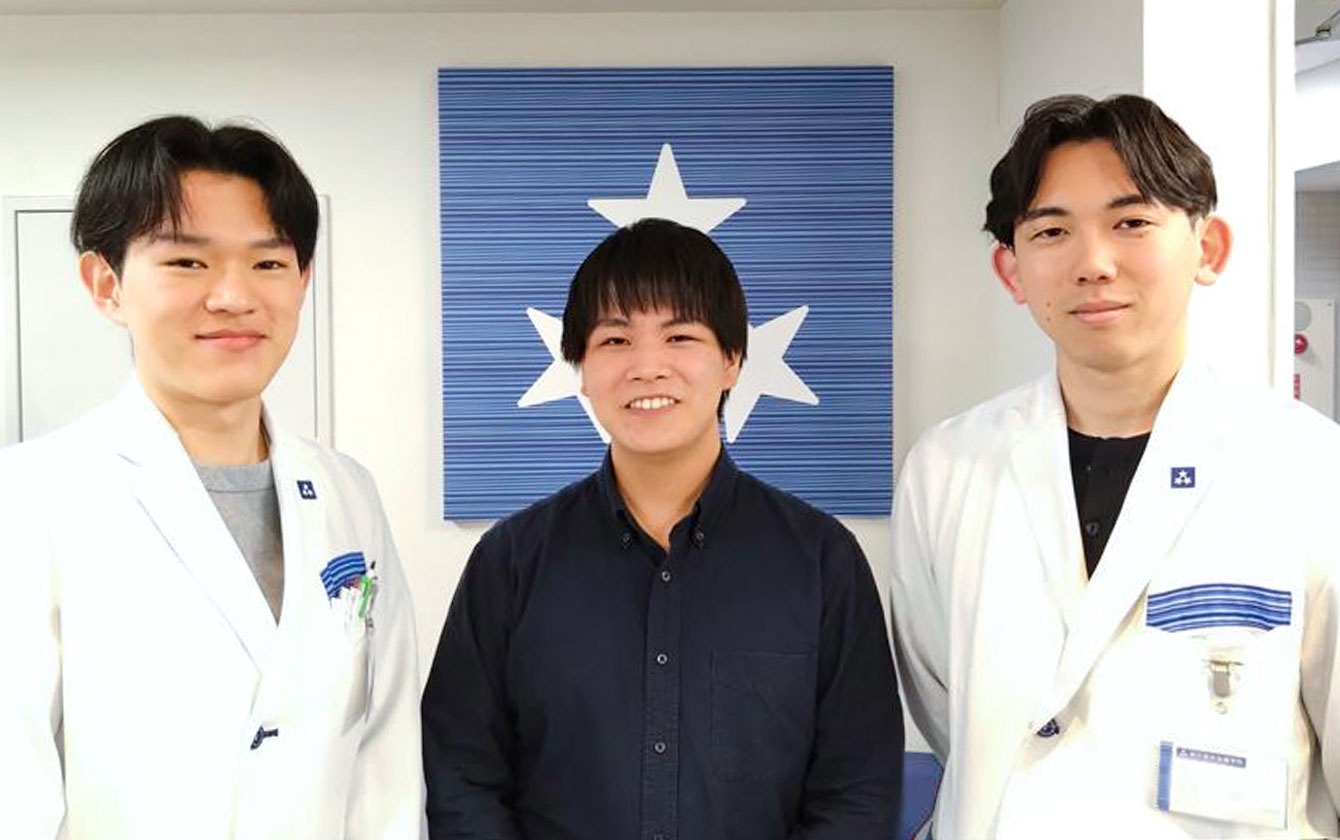 画像:小林さん&石原先生・篠原先生