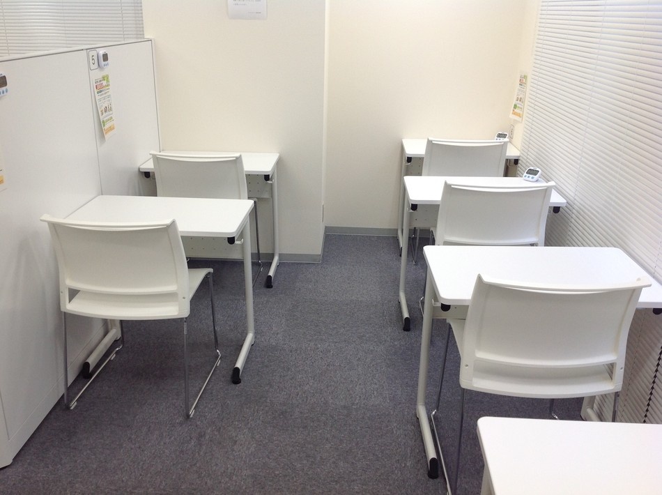 充実の学習環境:レッスンの座席も豊富です。