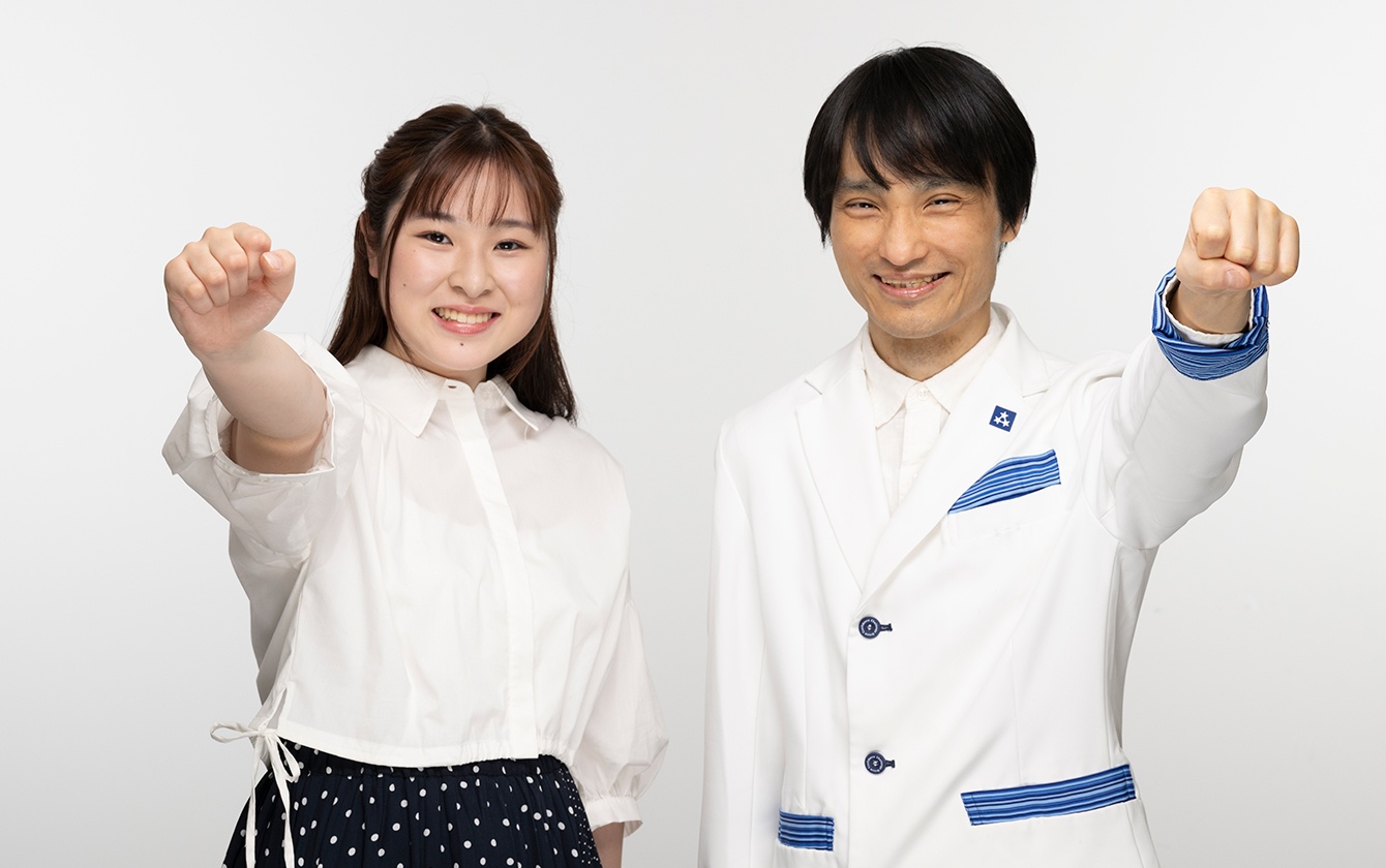 画像:数井さん&滝本先生