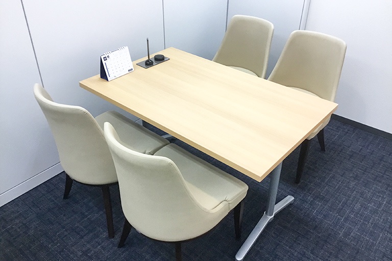 充実の学習環境:個別相談用の面談室。最適な学習方法や志望校のご提案などをこまめに行っています。