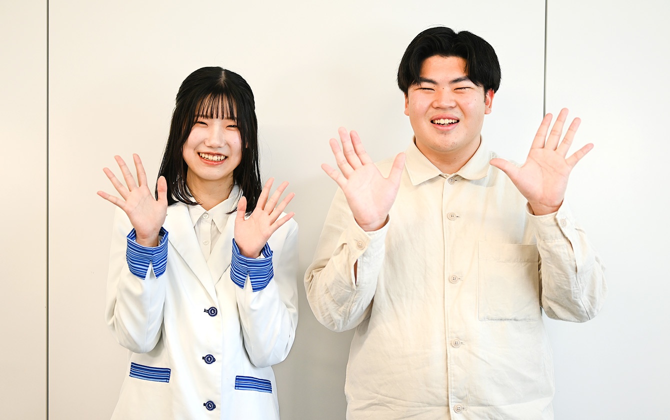 画像:片桐さん&安永先生