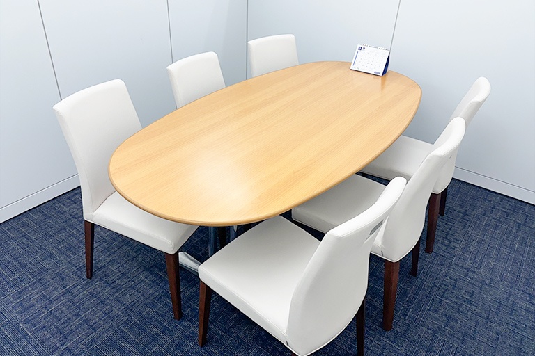 充実の学習環境:個別相談用の面談室。最適な学習方法や志望校のご提案などをこまめに行っています。