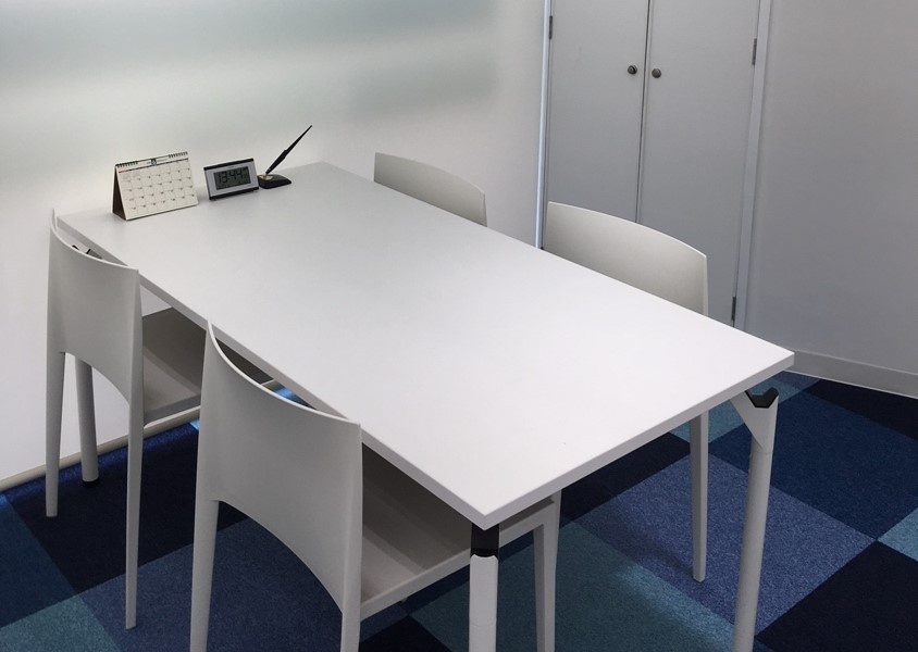 充実の学習環境:面談・相談スペースです。どのようなこともお気軽にご相談ください。