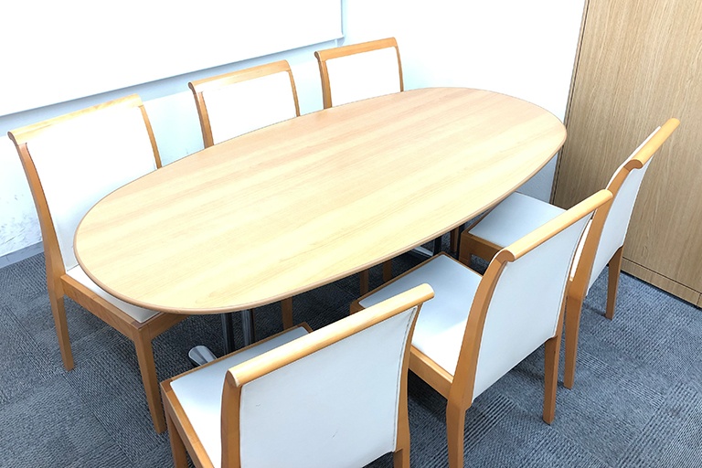 充実の学習環境:個別相談用の面談室。最適な学習方法や志望校のご提案などをこまめに行っています