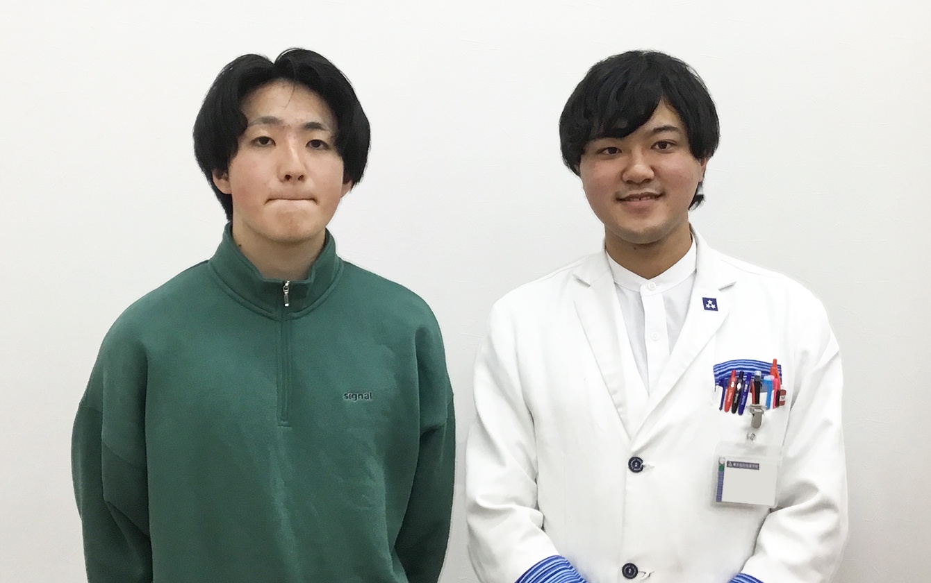 画像:富取さん&田村先生