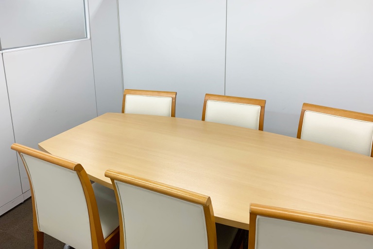 充実の学習環境:個別相談用の面談室。最適な学習方法や志望校のご提案などをこまめに行っています。