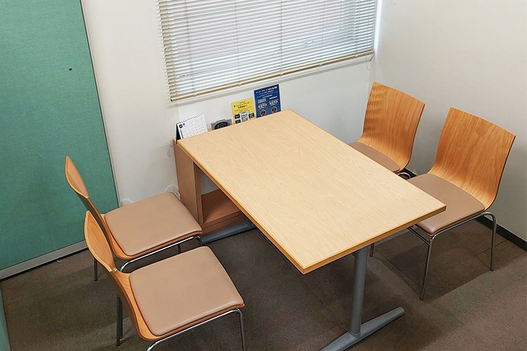 充実の学習環境:個別面談を定期的に実施。お気軽にご質問・ご相談などをしていただけます。