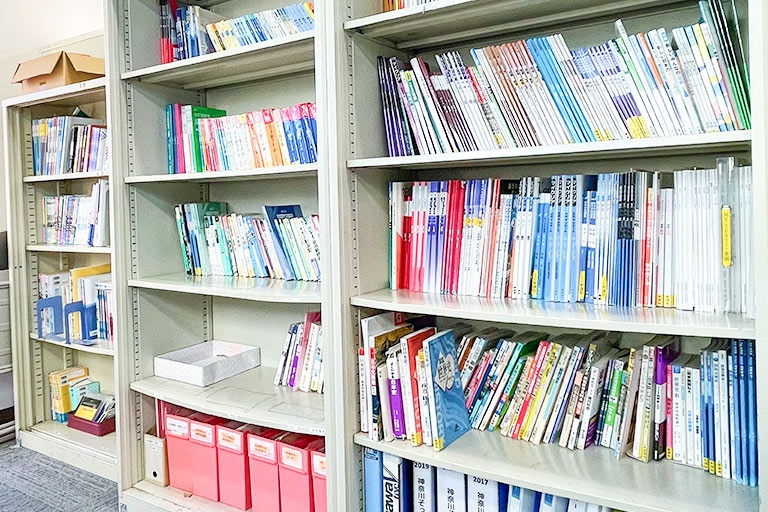 充実の学習環境:多様なテキストをご用意し、お子さまに最適なものをご提案しています。