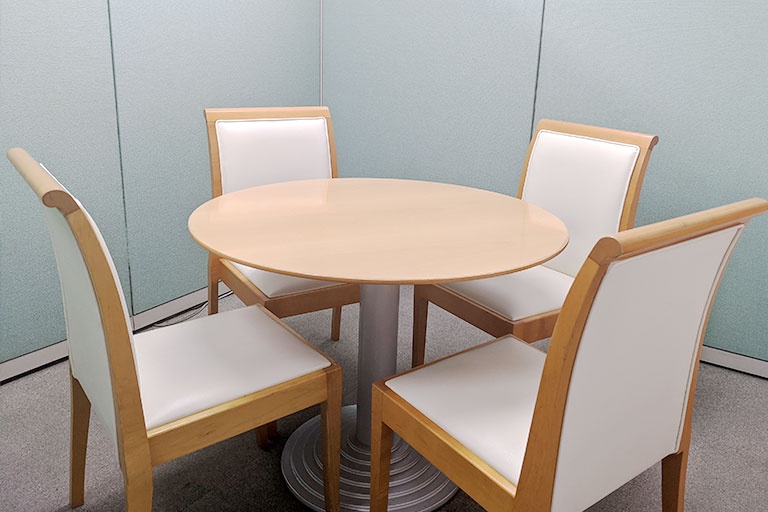 充実の学習環境:個別相談用の面談室。最適な学習方法や志望校のご提案などをこまめに行っています。