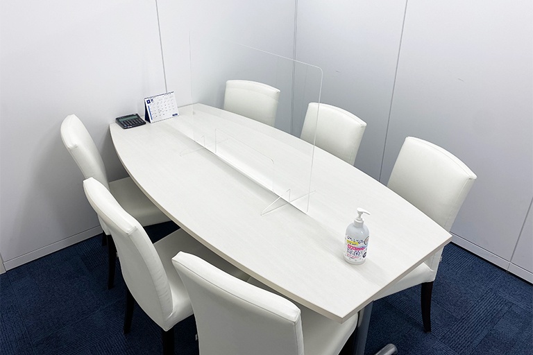 充実の学習環境:個別相談用の面談室。最適な学習方法や志望校のご提案などをこまめに行っています。