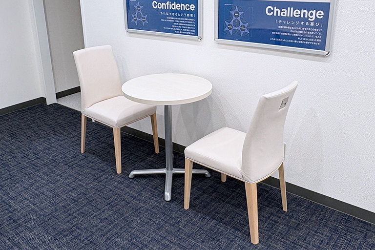 充実の学習環境:ちょっとした相談・質問をしやすいオープンスペース