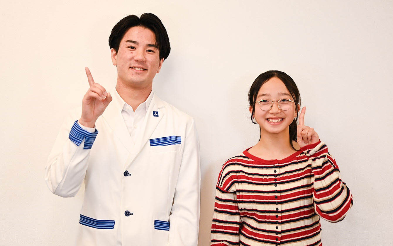 画像:Oさん&川元先生