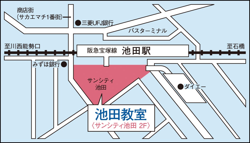 池田教室の地図画像
