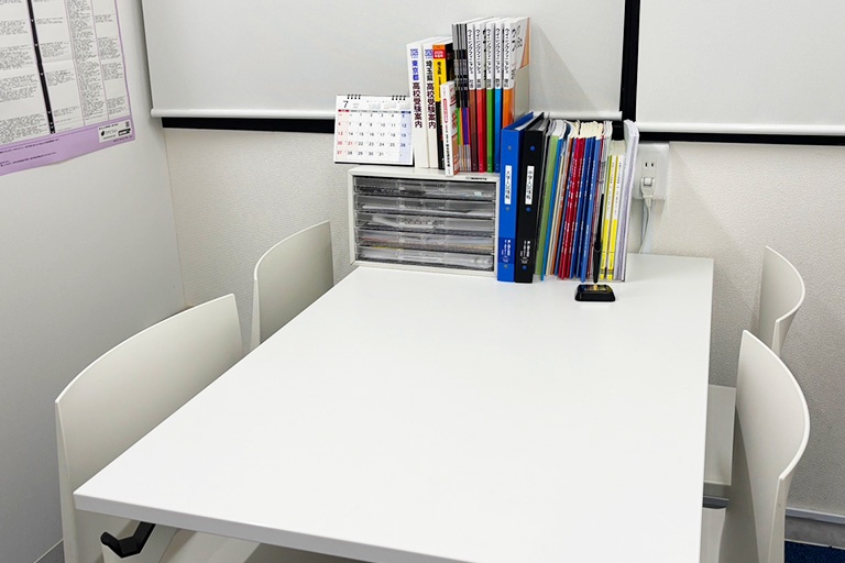 充実の学習環境:進路相談・学習相談などを落ち着いた環境で実施できます!