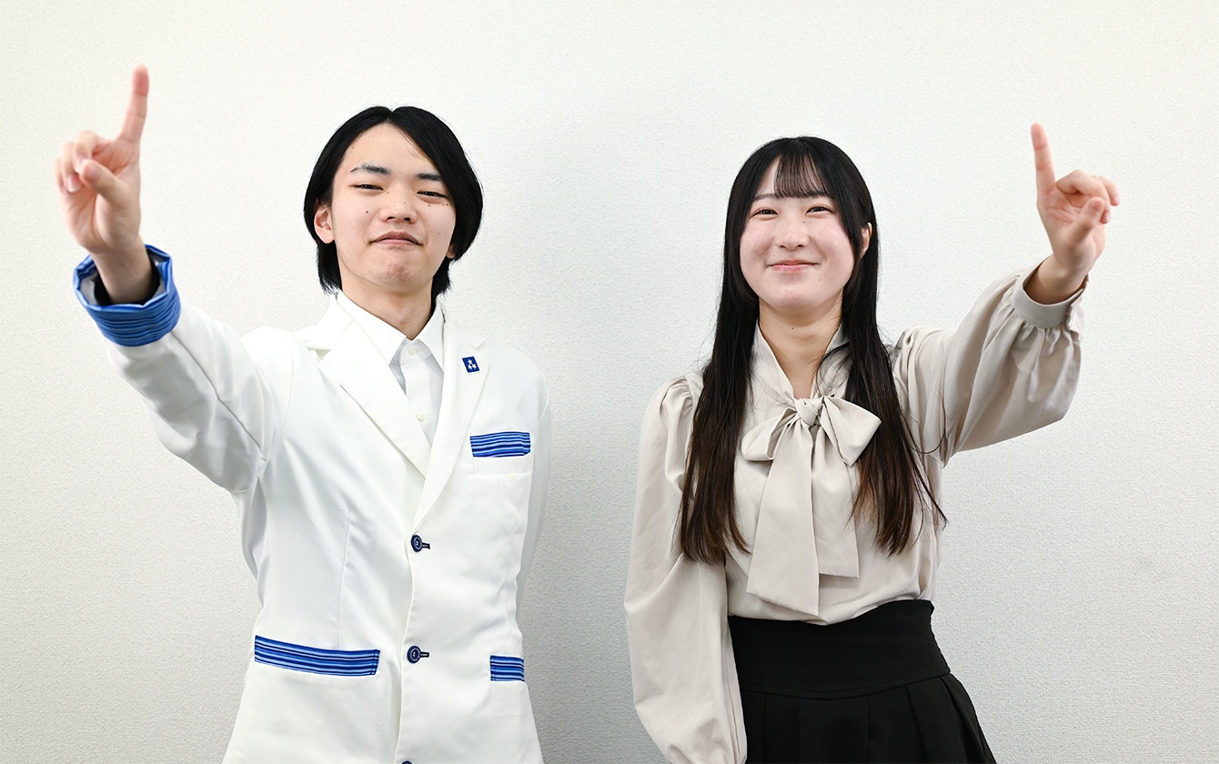 画像:Sさん&藤本先生