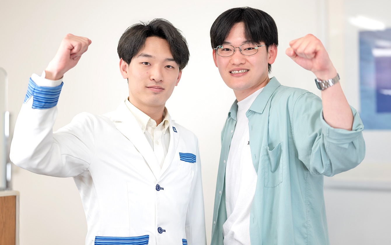 画像:野上さん&茂原先生