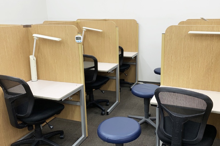 充実の学習環境:集中できる環境でレッスンを受けることができます。