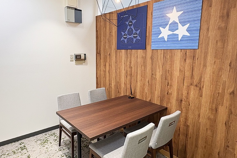 充実の学習環境:個別相談用の面談室。最適な学習方法や志望校のご提案などをこまめに行っています。