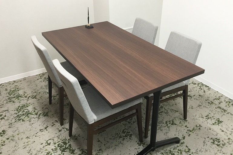 充実の学習環境:個別相談用の面談室。最適な学習方法や志望校のご提案などをこまめに行っています