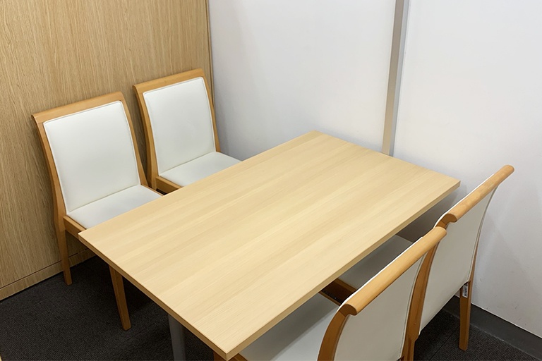 充実の学習環境:個別相談用の面談室。最適な学習方法や志望校のご提案などをこまめに行っています。