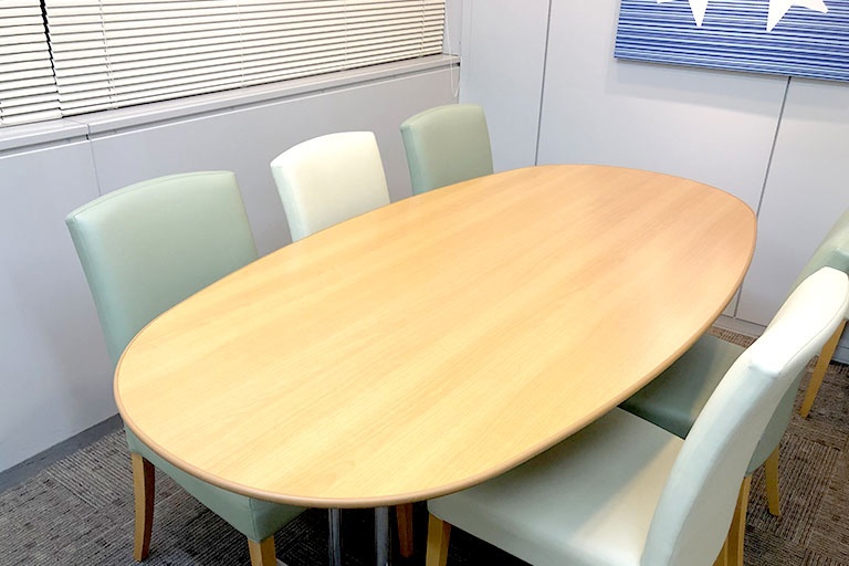 充実の学習環境:個別相談用の面談室。最適な学習方法や志望校のご提案などをこまめに行っています。