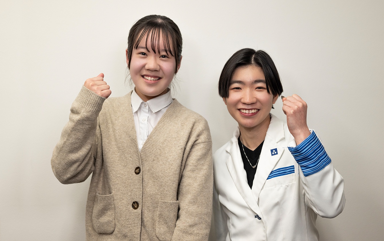 画像:細木さん&小野寺先生