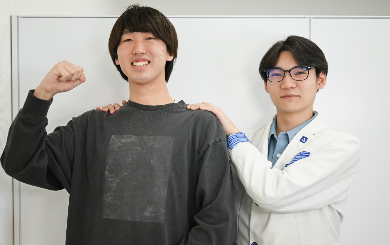 画像:齋藤さん&鐘ヶ江先生