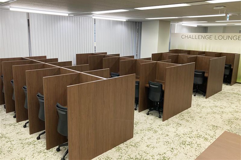 充実の学習環境:静かで集中しやすい自習スペース