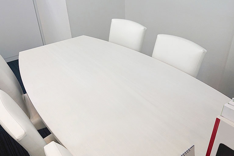 充実の学習環境:個別相談用の面談室。最適な学習方法や志望校のご提案などをこまめに行っています。