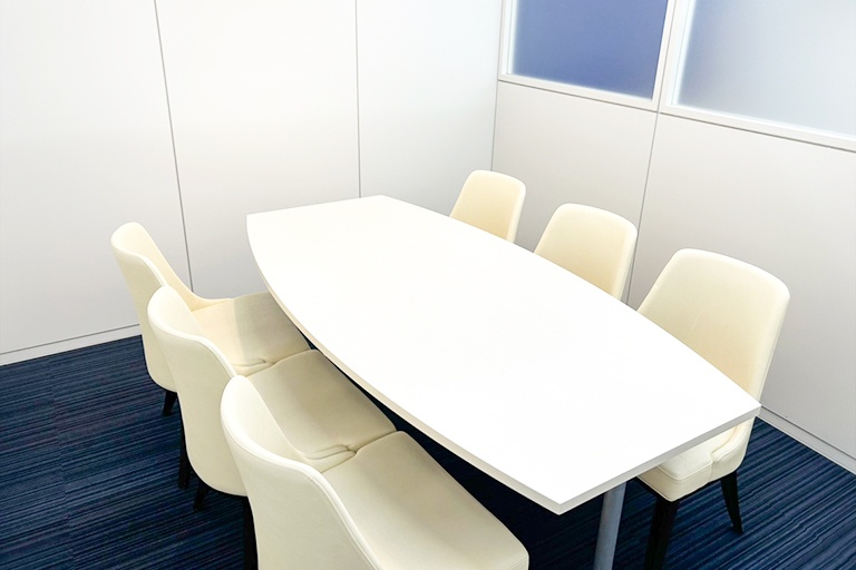 充実の学習環境:個別相談用の面談室。最適な学習方法や志望校のご提案などをこまめに行っています。