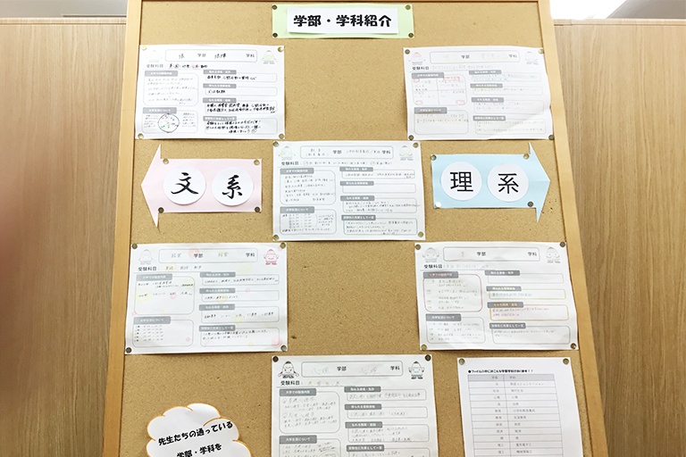 充実の学習環境:実際に通っている先生たちからの学部学科の紹介です。