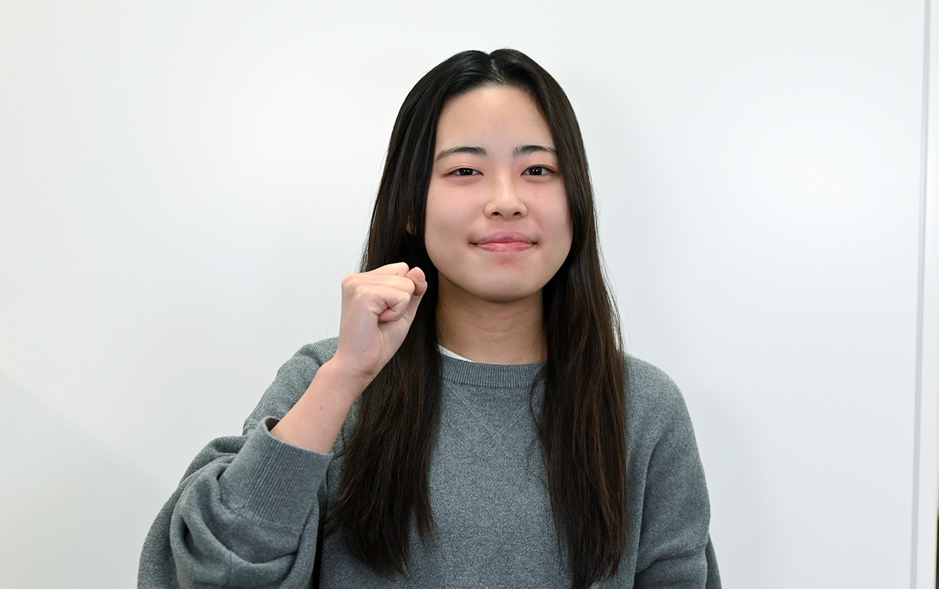 画像:倉田さんの声:後輩へのメッセージ