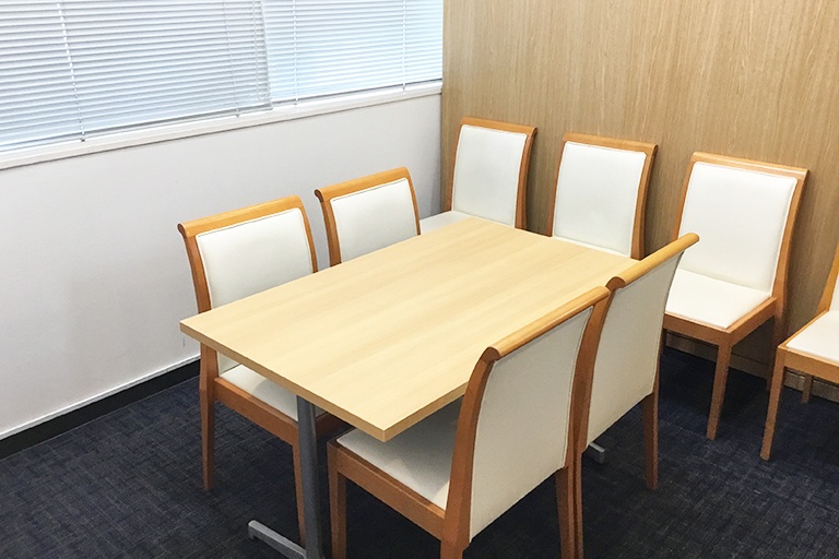 充実の学習環境:個別相談用の面談室。最適な学習方法や志望校のご提案などをこまめに行っています。