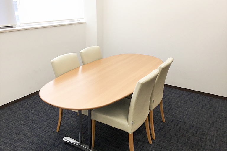 充実の学習環境:個別相談用の面談室。最適な学習方法や志望校のご提案などをこまめに行っています。