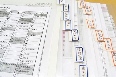 充実の学習環境:蒲田エリアの学校情報をこまめに集め、指導に生かしています。