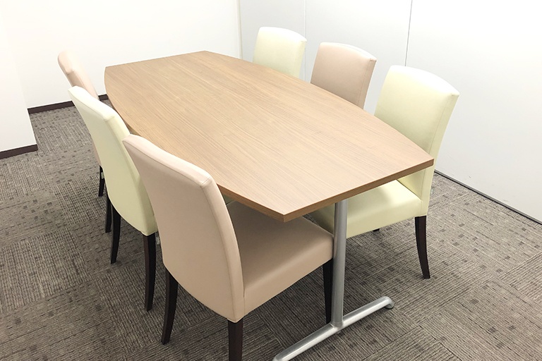 充実の学習環境:個別相談用の面談室。最適な学習方法や志望校のご提案などをこまめに行っています。