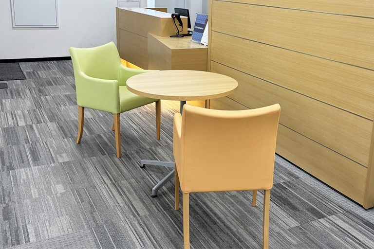 充実の学習環境:ちょっとした相談・質問をしやすいオープンスペース