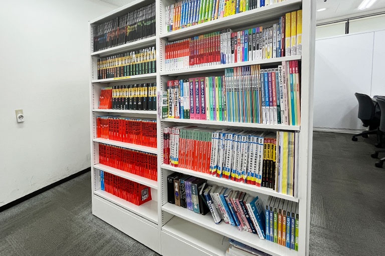 充実の学習環境:多様なテキストをご用意し、お子さまに最適なものをご提案しています。