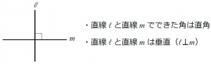 【中１数学】垂直な線の作図のしかた2