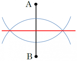 【中１数学】垂直な線の作図のしかた14