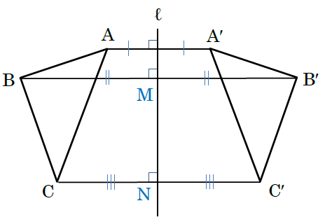 【中１数学】イメージがわきにくい図形の対称移動を徹底解説！-4