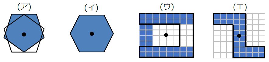 【中１数学】点対称な図形とは？6