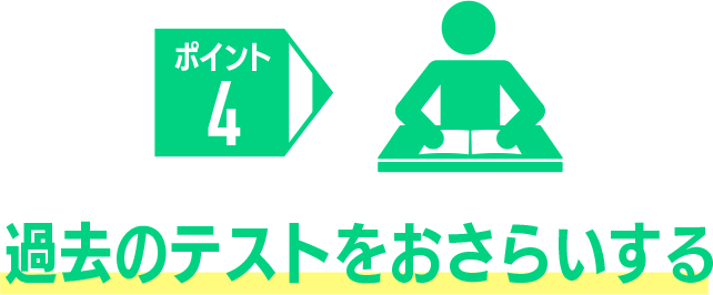 過去のテストをおさらいする