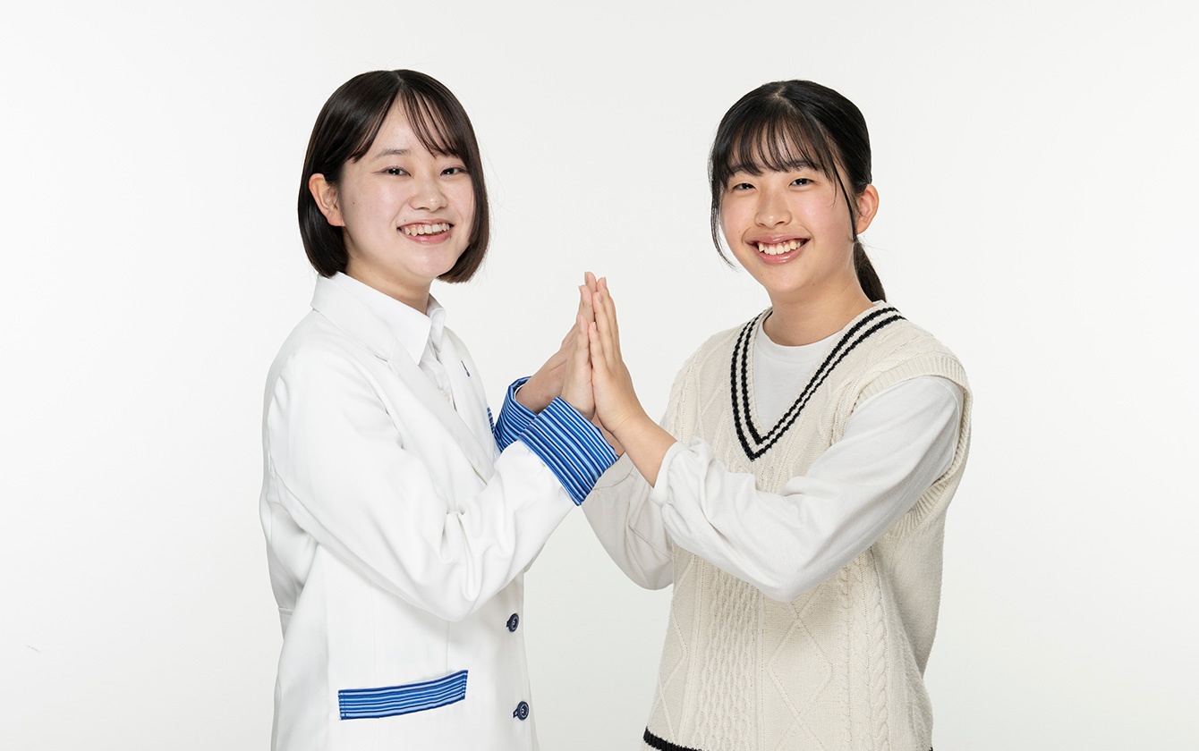 画像:福嶋さん&濵元先生