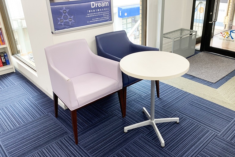 充実の学習環境:ちょっとした相談・質問をしやすいオープンスペース