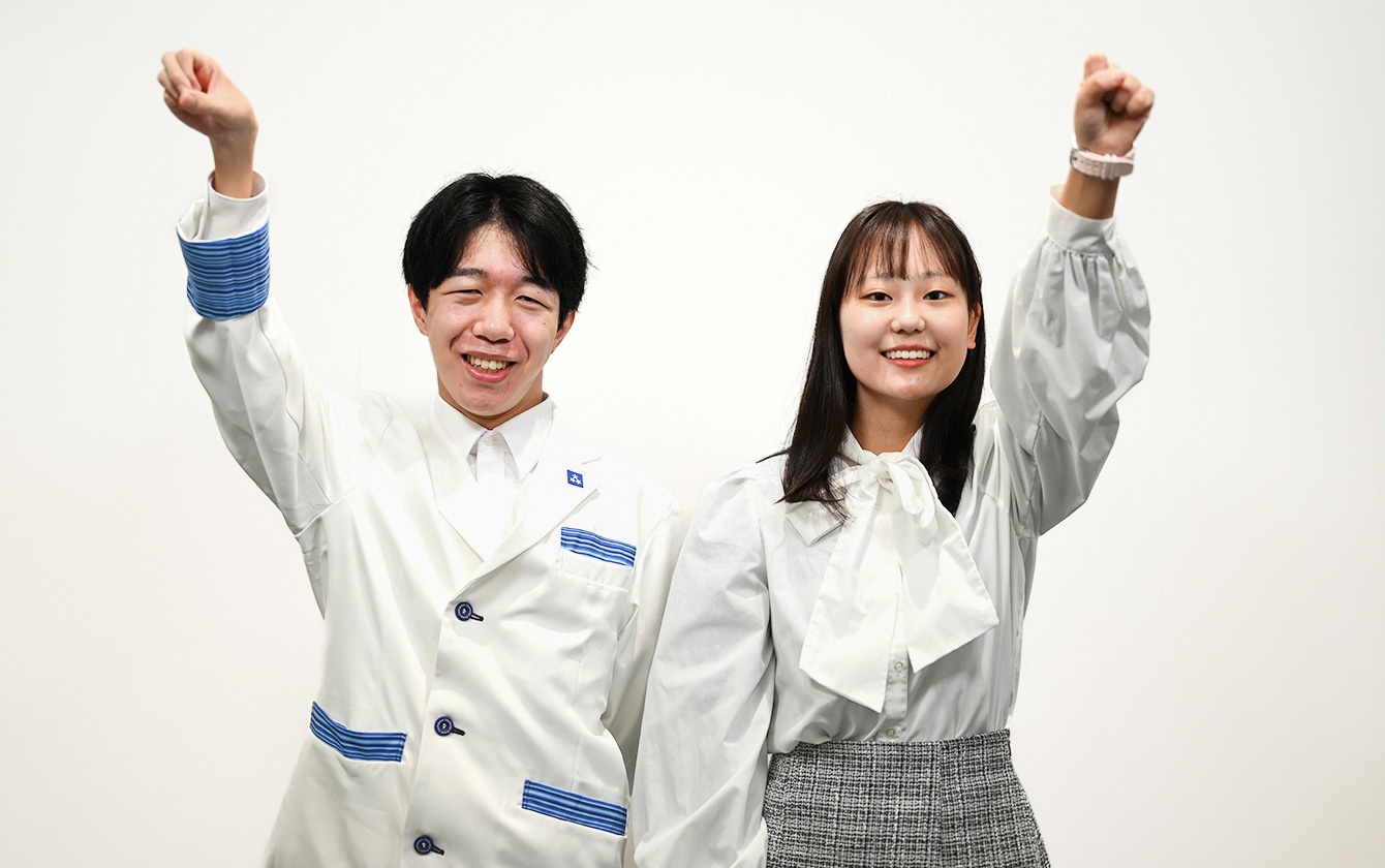 画像:Kさん&森先生